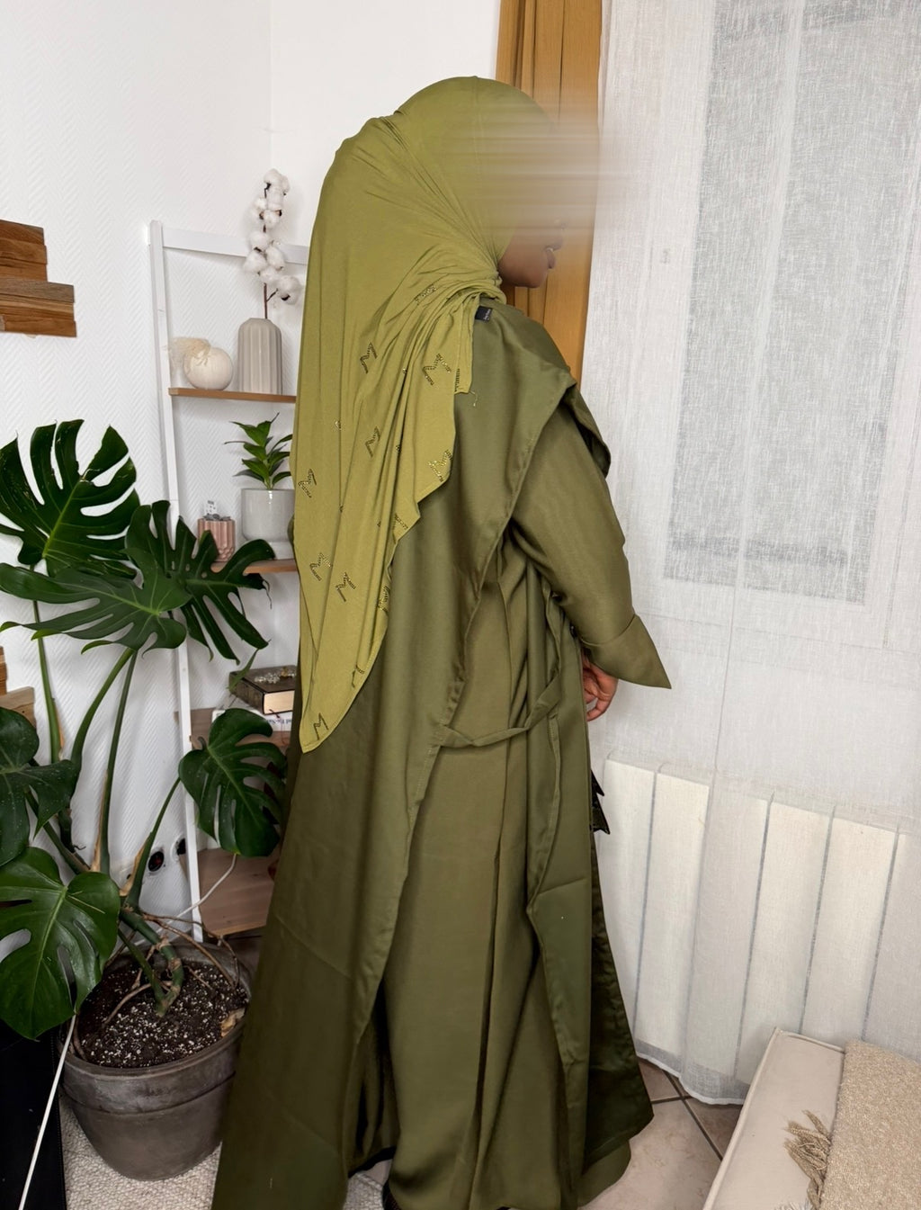 Ensemble Trench vert kaki