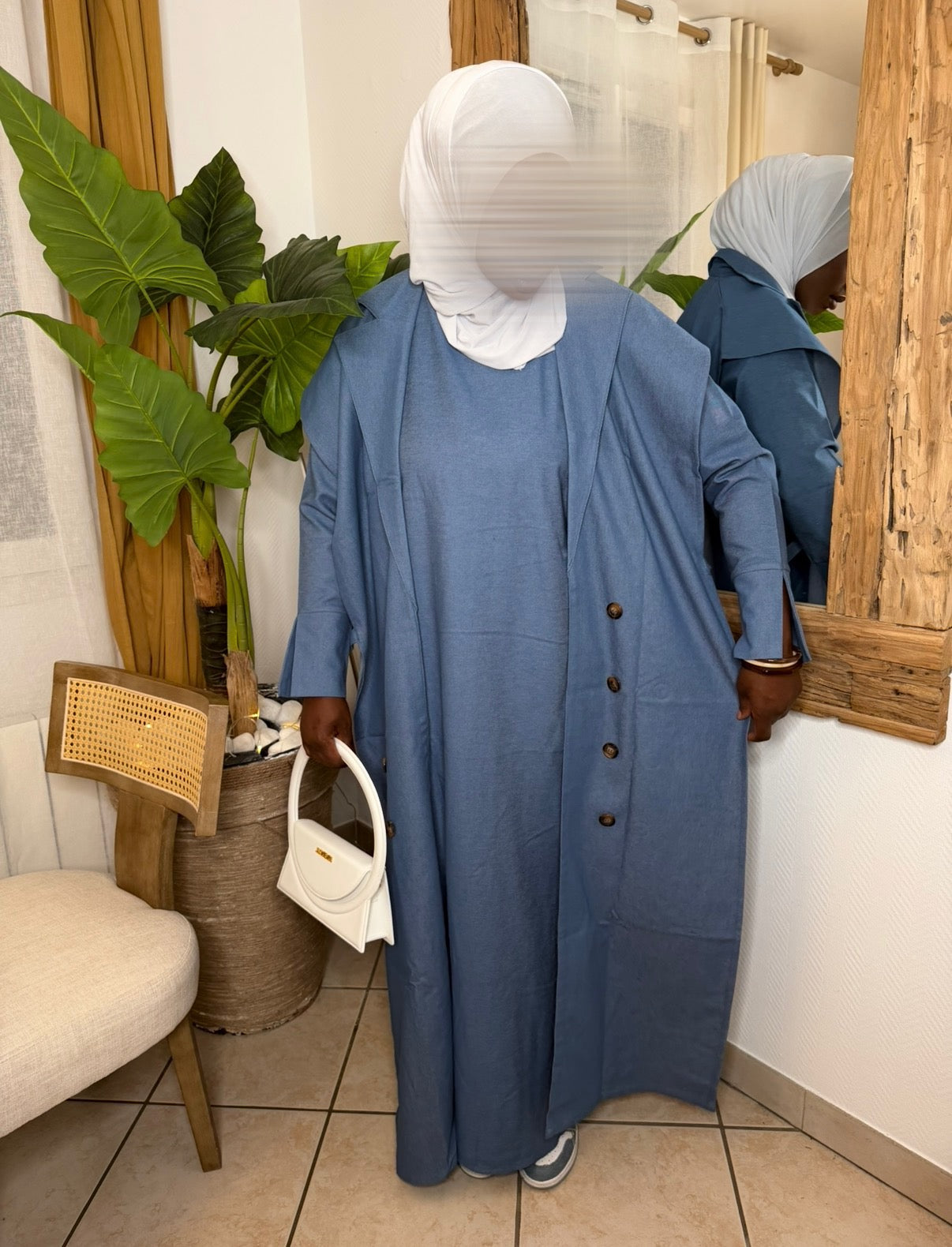 Ensemble Trench jeans