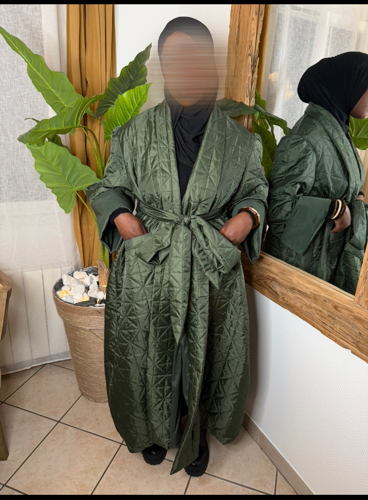 Manteau Cassie vert kaki