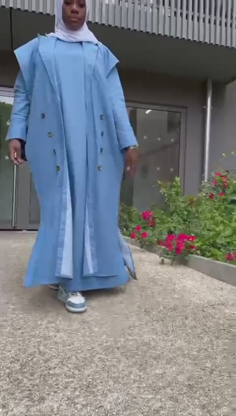 Ensemble Trench en jeans