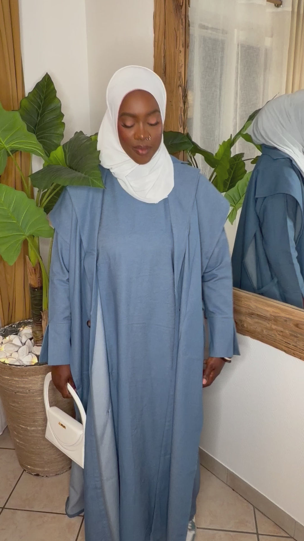 Ensemble Trench jeans