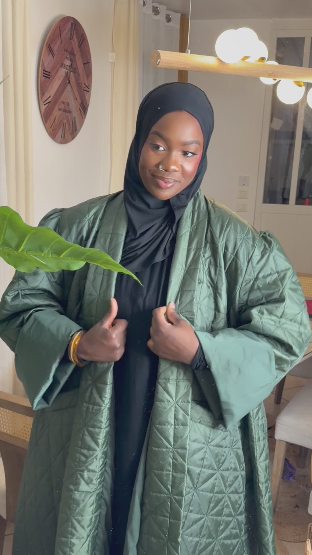 Manteau Cassie vert kaki